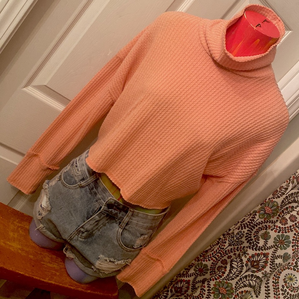 Cozy Peach Sweater
